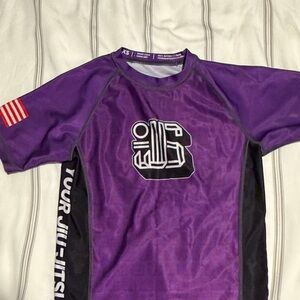 Purple and Black Rash Guard